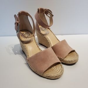 Vince Camuto Womens Leera Wedge, Suede Sz 6.5